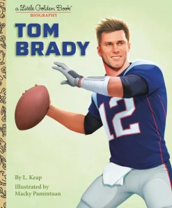 NFL Football - Tom Brady: A Little Golden Book Biography Hardcover Book