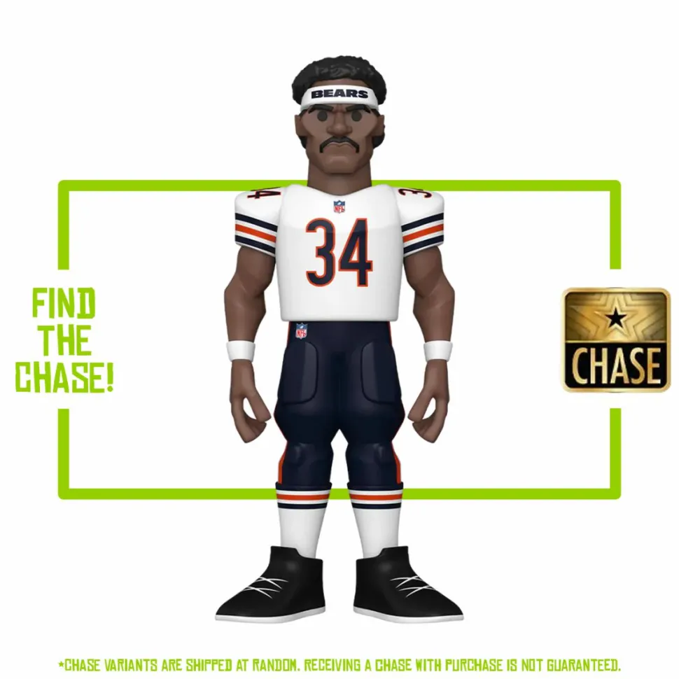 NFL Football - Walter Payton Chicago Bears 12" Gold Premium Vinyl Figure