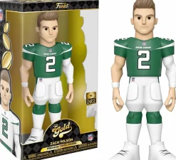 NFL Football - Zach Wilson New York Jets 12" Gold Premium Vinyl Figure