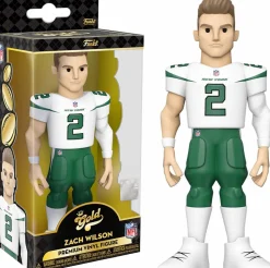 NFL Football - Zach Wilson New York Jets 5” Gold Premium Vinyl Figure