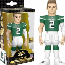 NFL Football - Zach Wilson New York Jets 5” Gold Premium Vinyl Figure