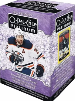 NHL Hockey - 2022/23 Upper Deck O-Pee-Chee Platinum Hockey Trading Cards Blaster Box (Display of 6)