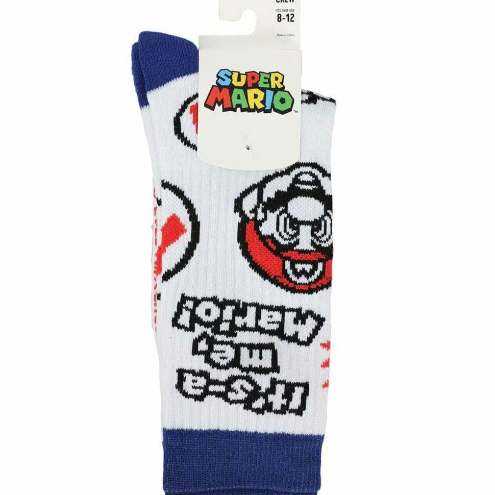 Nintendo - Super Mario Bros. Icon Crew Socks (One Size)