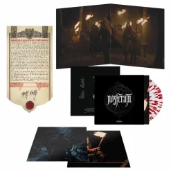 Nosferatu (2024) - Original Motion Picture Soundtrack by Robin Carolan 2xLP Vinyl Record (Waxwork Records Exclusive Clear & Oxblood Splatter Vinyl)