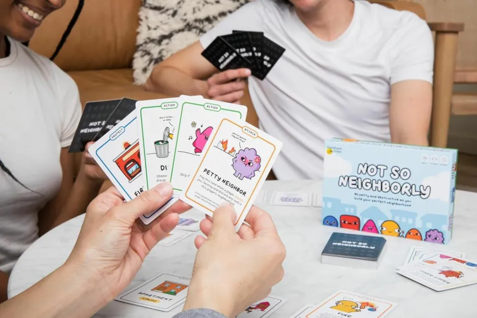 Not So Neighborly - Be Petty and Destructive As You Build Your Perfect Neighborhood Card Game