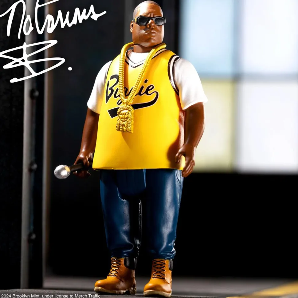 Notorious B.I.G. - Notorious B.I.G. (Yellow Jersey) ReAction 3.75" Action Figure