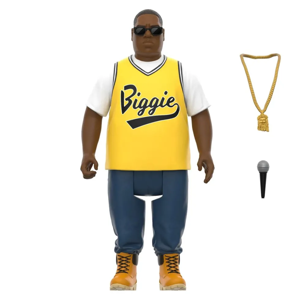 Notorious B.I.G. - Notorious B.I.G. (Yellow Jersey) ReAction 3.75" Action Figure