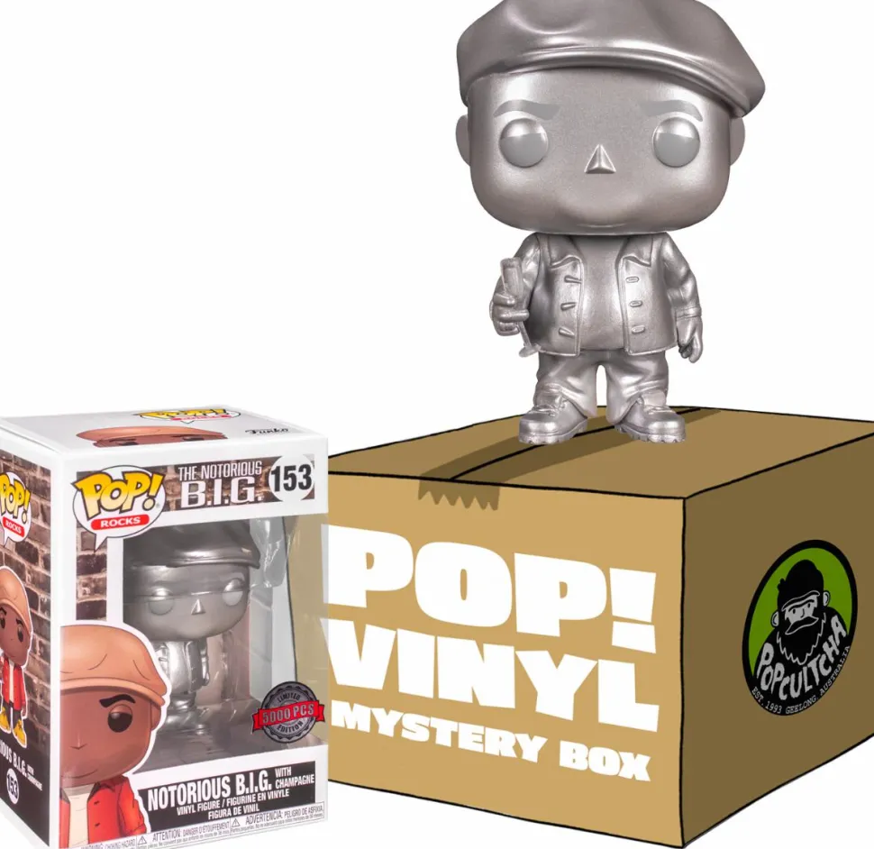 Notorious B.I.G. - Notorious B.I.G. with Champagne Platinum Metallic (Includes Notorious & 3 Mystery Exclusive Pop! Vinyl Figures)