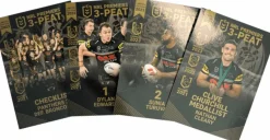 NRL Rugby League - 2023 NRL Premiers Penrith Panthers 3-Peat Unsigned Trading Cards Set (23 Cards)
