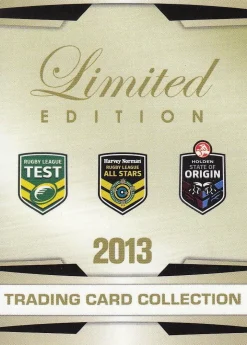 NRL Rugby League - 2013 Rugby Trading Card Collection Signature Set - Reece Robinson