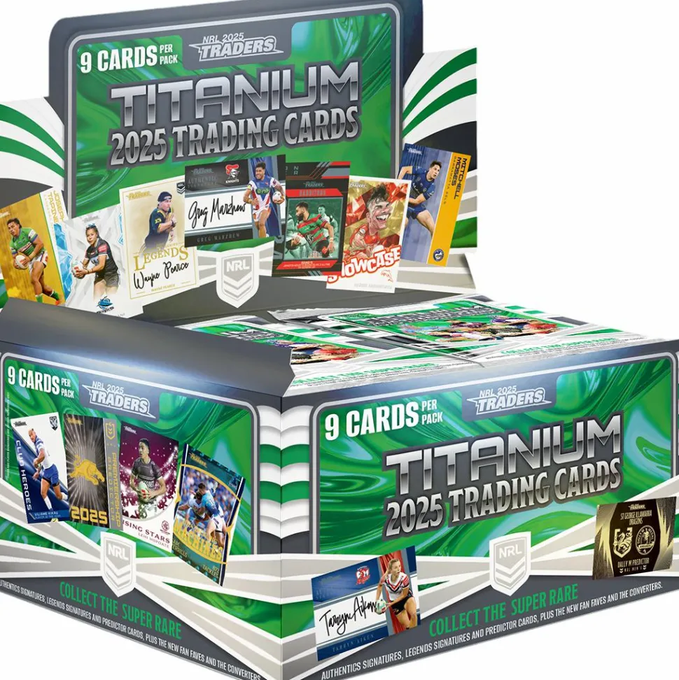 NRL Rugby League - 2025 Traders Titanium Trading Cards Booster Box (36 Packs)