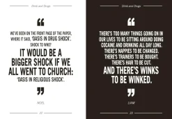 Oasis - Wise Words Oasis: The Best Quotes from Noel and Liam Gallagher Hardcover Book