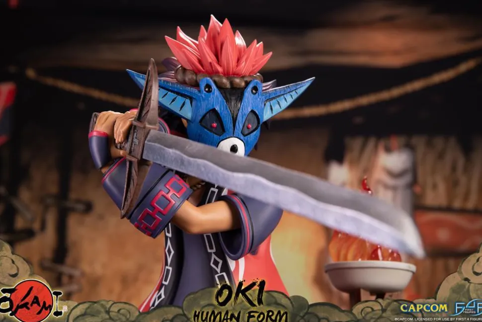 Okami - Oki in Human Form 17” Statue