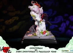Okamiden - Chibiterasu vs. Dark Chibiterasu & Possessed Kuni 13” Statue