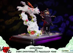 Okamiden - Chibiterasu vs. Dark Chibiterasu & Possessed Kuni 13” Statue