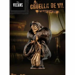 One Hundred and One Dalmatians (1961) - Cruella De Vil Disney Villains Series 6" Faux Bronze Bust