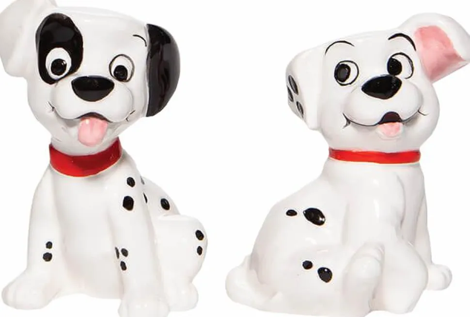 One Hundred and One Dalmatians (1961) - Patch & Rolly Ceramic Salt & Pepper Shaker Set
