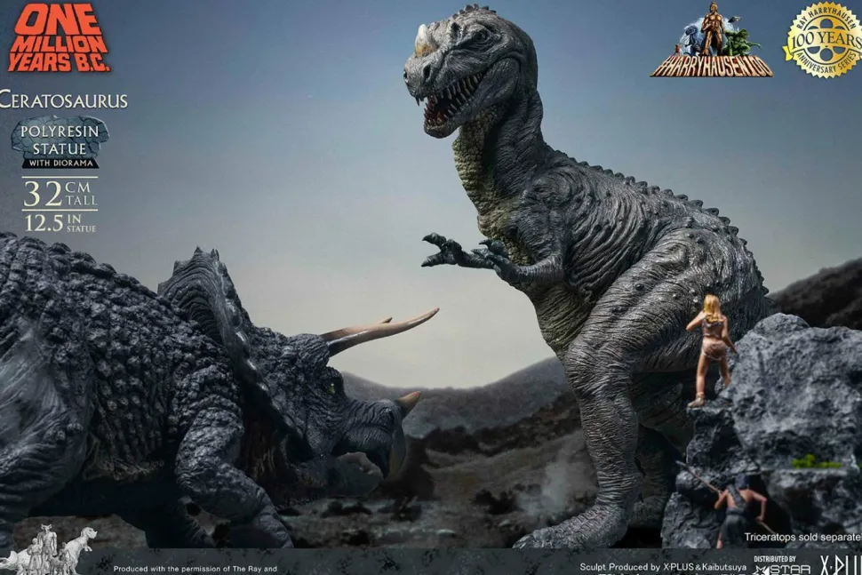 One Million Years B.C. - Ceratosaurus 12” Statue
