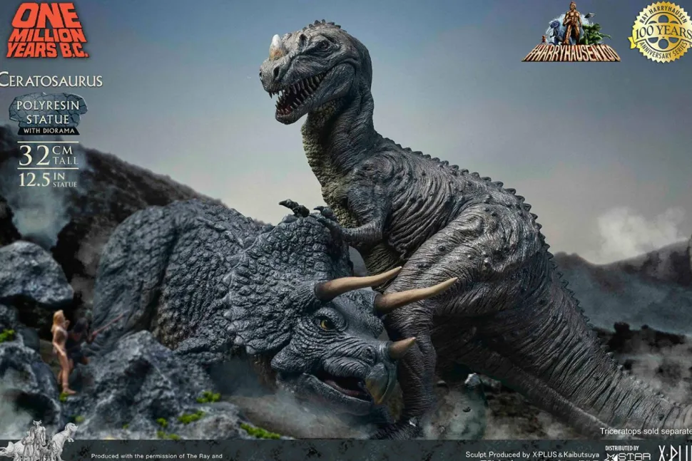 One Million Years B.C. - Ceratosaurus 12” Statue