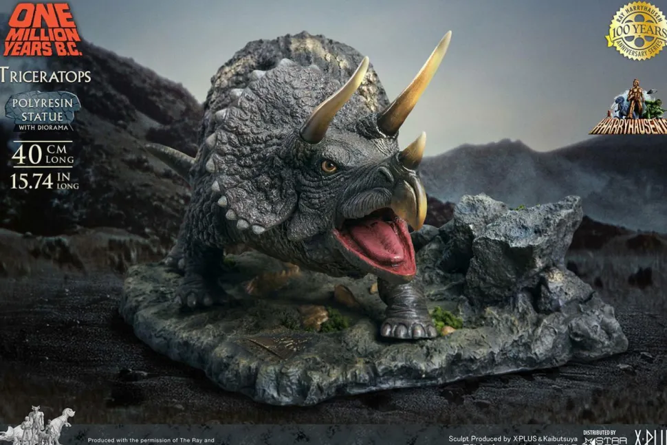 One Million Years B.C. - Triceratops 7” Statue