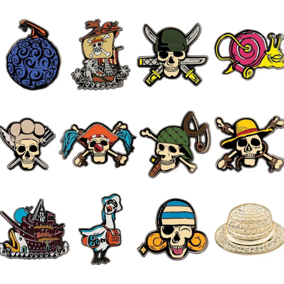 One Piece (2023) - Mystery Enamel Pin Badge Blind Box (Display of 12)
