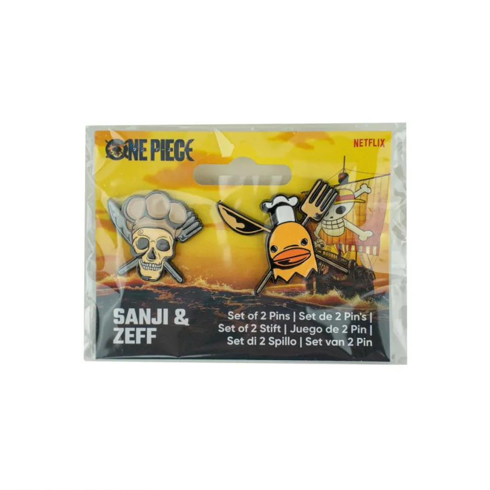 One Piece (2023) - Sanji & Zeff Enamel Pin 2-Pack