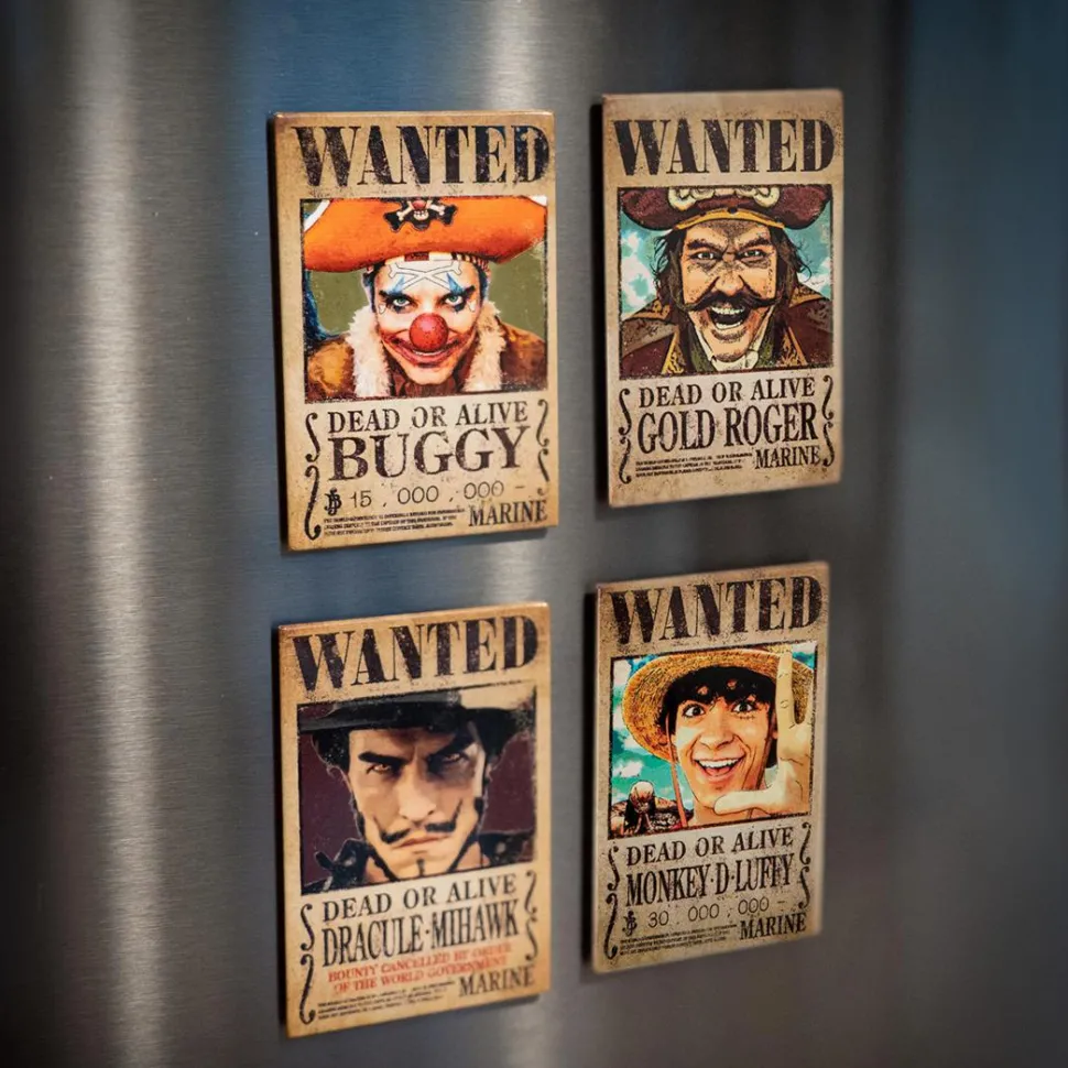 One Piece (2023) - Wanted Poster Magnets 4-Pack