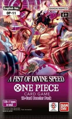 One Piece - Card Game A Fist of Divine Speed OP-11 Booster Pack (12 Cards)