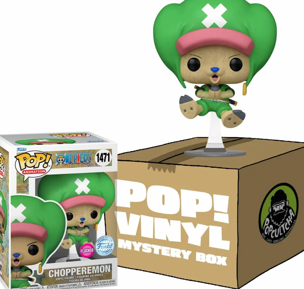 One Piece - Chopperemon Flocked Mystery Box (Includes Chopperemon & 5 Mystery Pop! Vinyl Figures)
