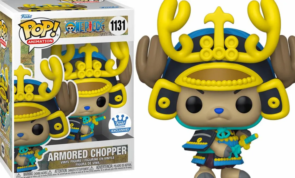 One Piece & Demon Slayer Pop! Vinyl 3-Shot - Armored Chopper, Tanjuro & Inosuke Pop! Vinyl Bundle