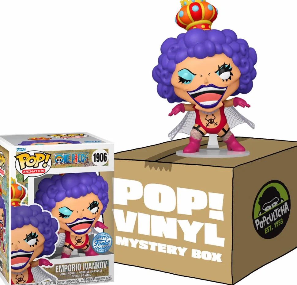 One Piece - Emporio Ivankov Mystery Box (Includes Emporio & 3 Exclusive Pop! Vinyl Figures)