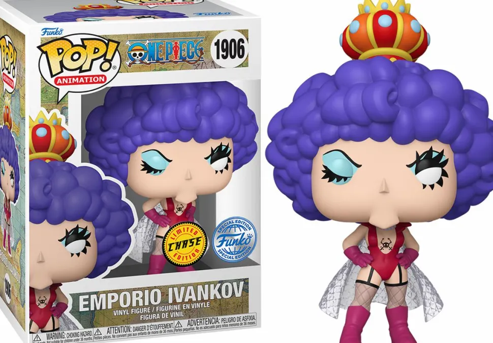One Piece - Emporio Ivankov Pop! Vinyl Figure in Acrylic Pop! Protector (Popcultcha Exclusive)