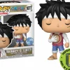 One Piece - Monkey D. Luffy (Marineford Memorial) Pop! Vinyl Figure in Acrylic Pop! Protector (Popcultcha Exclusive)