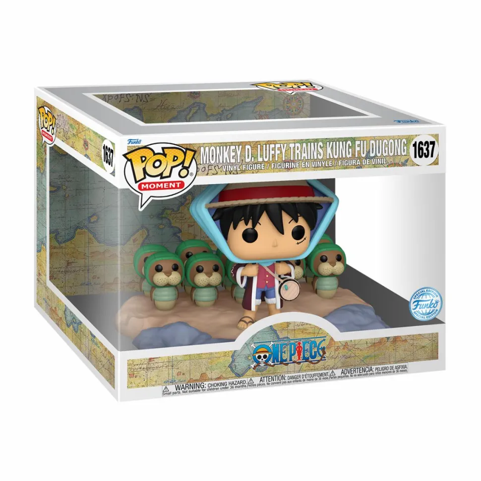 One Piece - Monkey D. Luffy Trains Kung Fu Dugong Pop! Moment Vinyl Figure