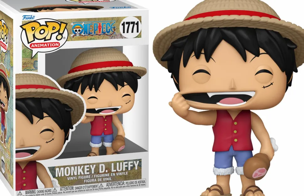 One Piece - Monkey D. Luffy with Meat Pop! Vinyl Figure