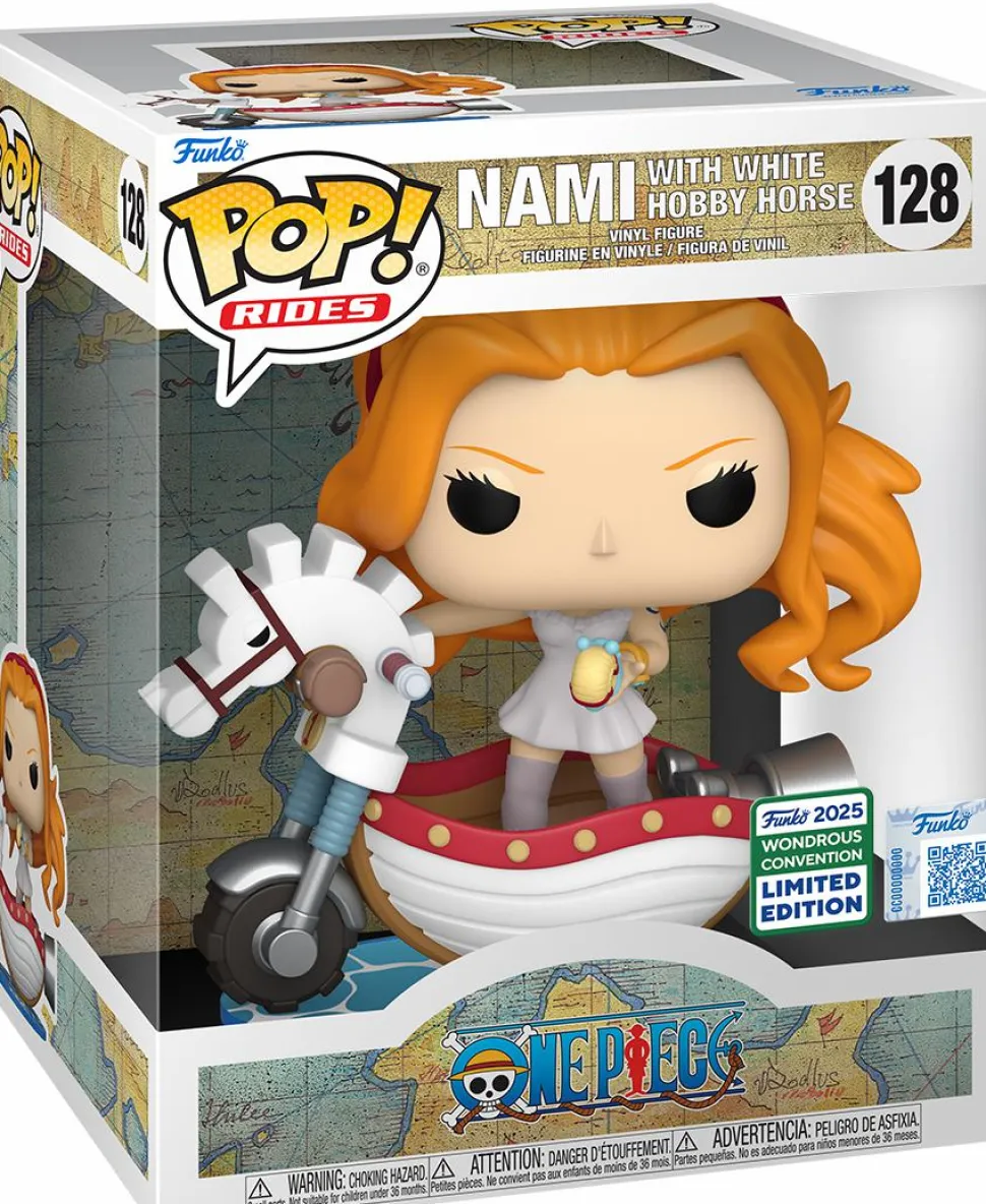 One Piece - Nami with White Hobby Horse Pop! Rides Vinyl Figure (2025 Wondrous Convention Exclusive) (Popcultcha Exclusive)