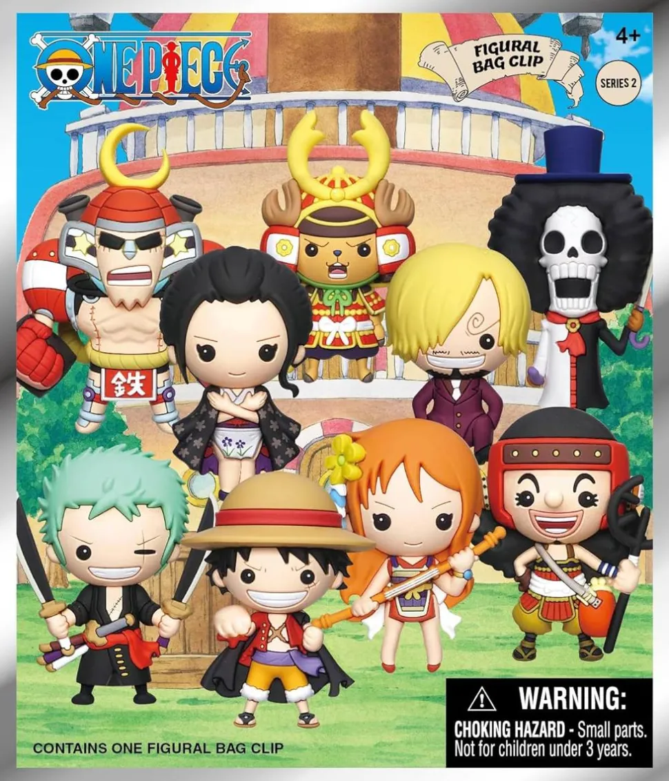 One Piece - Series 2 3D Figural Foam Bag Clip Blind Bag (Display of 24)