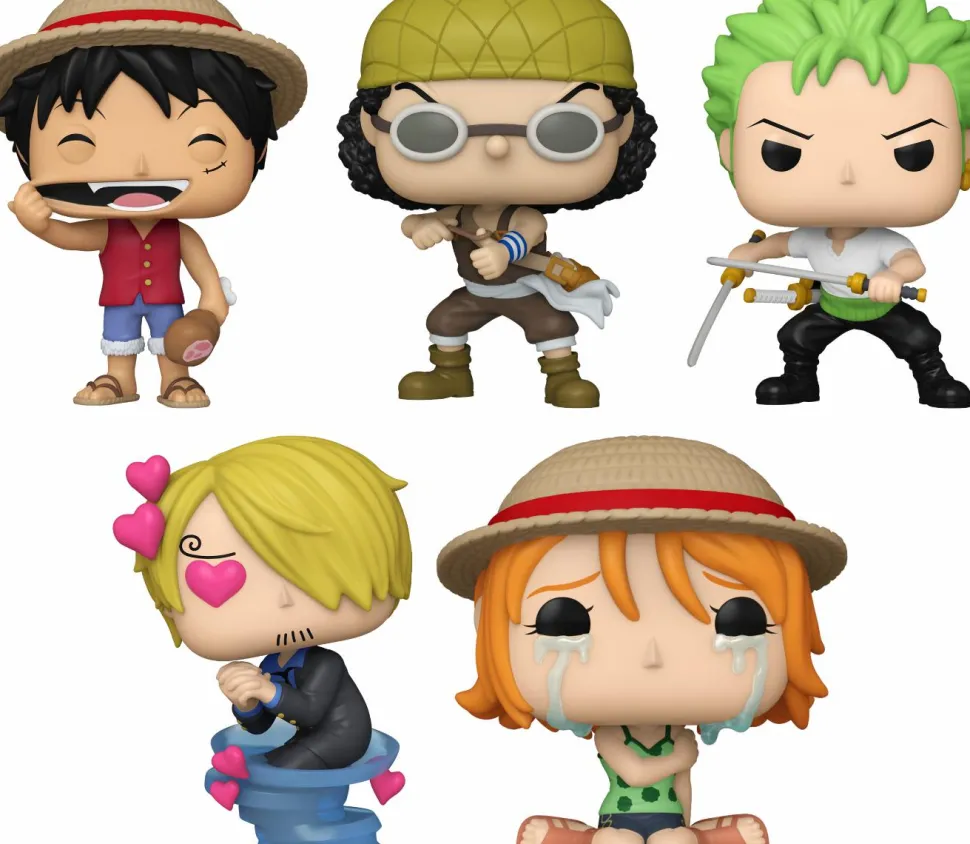 One Piece - The Straw Hat Pirates Pop! Vinyl Figure Bundle (Set of 5)