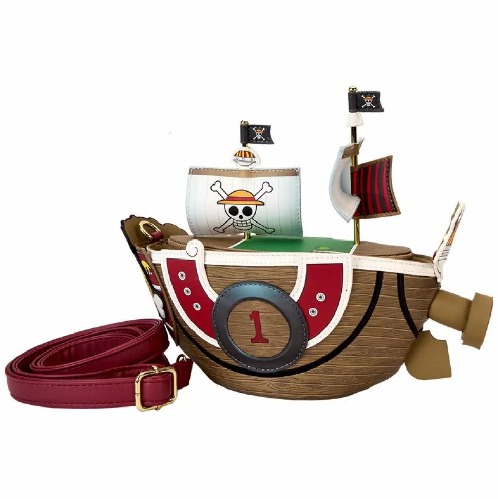 One Piece - Thousand Sunny Ship 7" Faux Leather Crossbody Bag