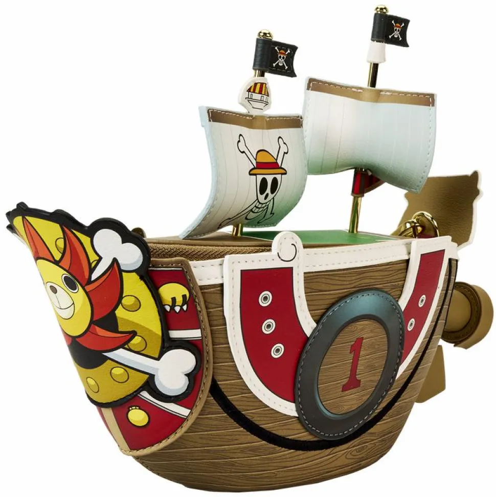 One Piece - Thousand Sunny Ship 7" Faux Leather Crossbody Bag