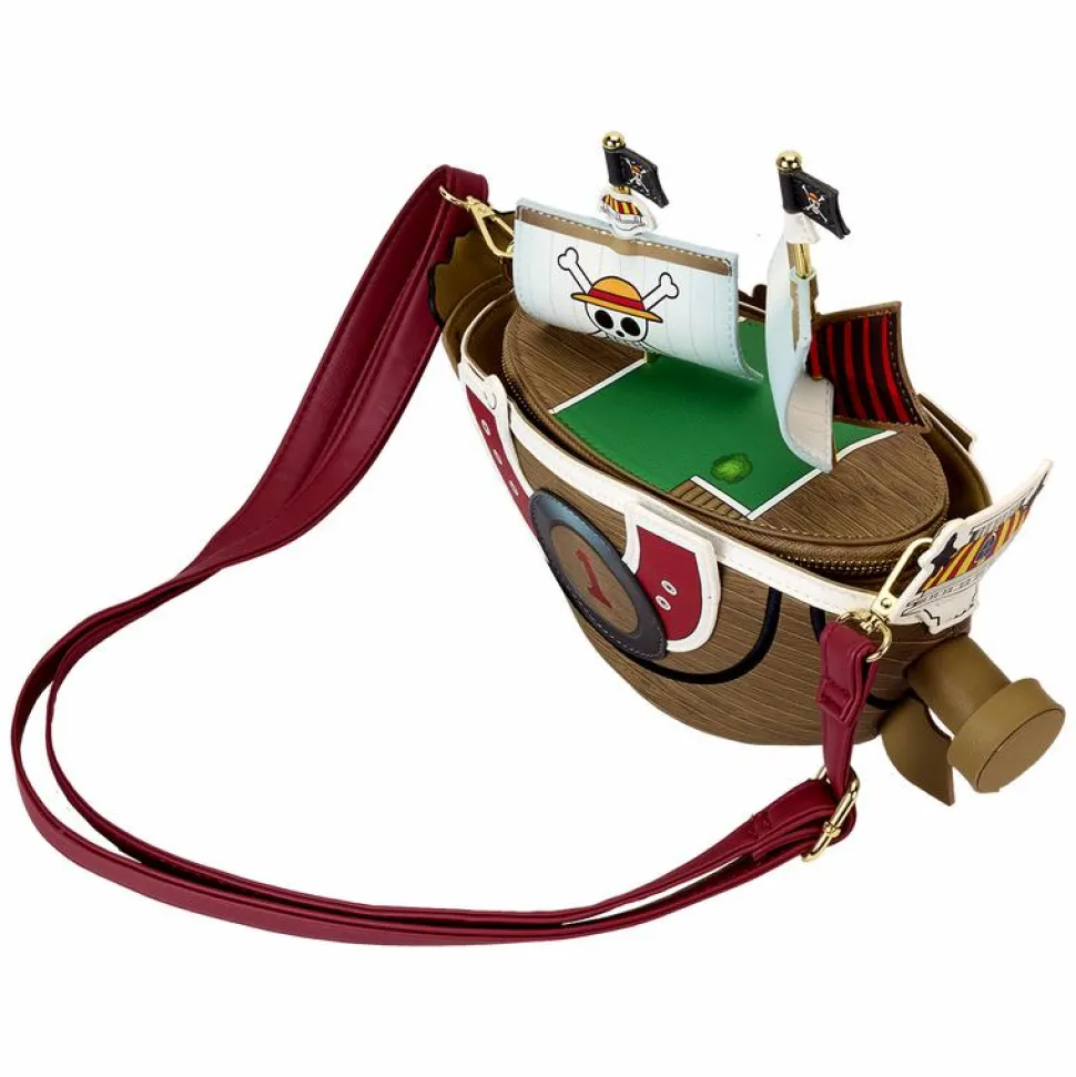 One Piece - Thousand Sunny Ship 7" Faux Leather Crossbody Bag