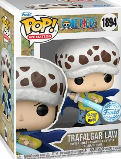 One Piece - Trafalgar Law with Blue Anesthesia Glow-in-the-Dark Pop! Vinyl Figure