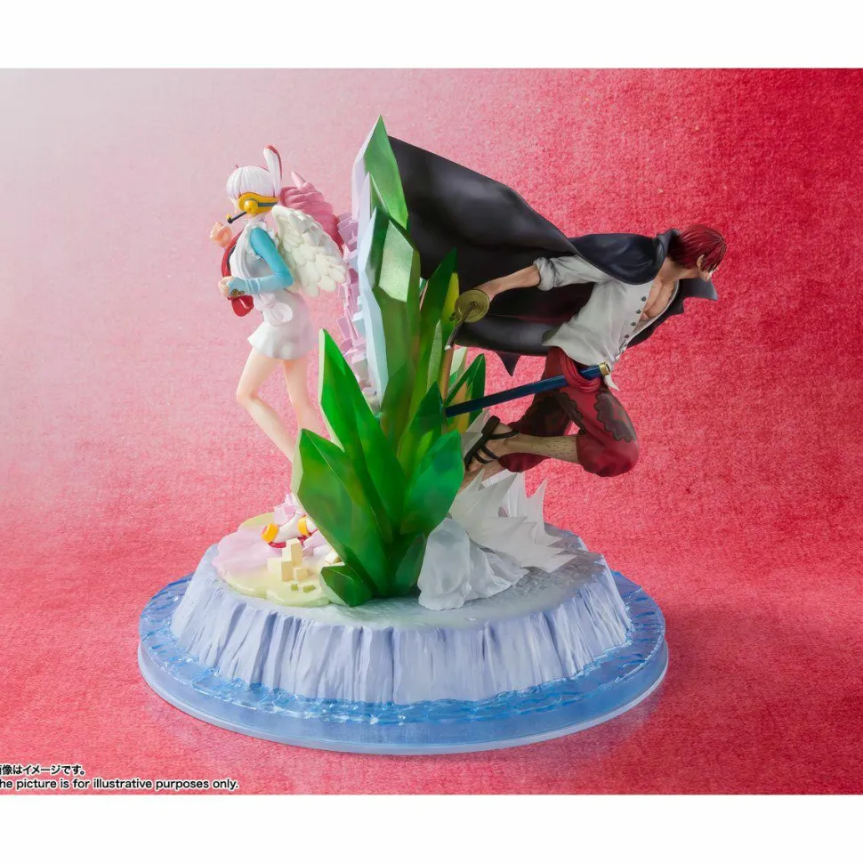 One Piece Film: Red - Shanks and Uta FiguartsZERO Extra Battle 9" Statue