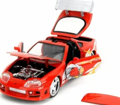 One Punch Man - Saitama & 1995 Toyota Supra 1/24th Scale Die-Cast Vehicle Replica