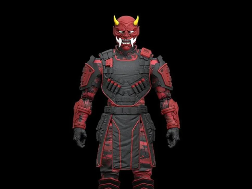 Operation: Monster Force - 13 Ghost The Red Demon 1/12th Scale Action Figure (Season 03)