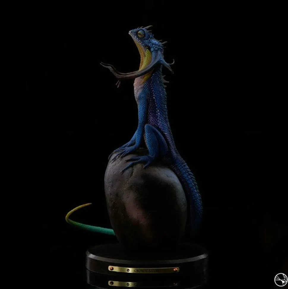Origin - Crown Lizard 9” Statue by David Zhou