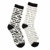 Out of Print - Banned Books Unisex Socks (Large)