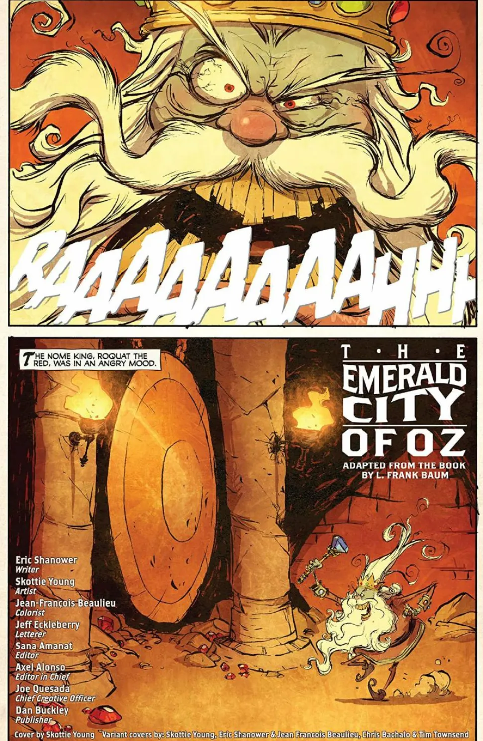 Oz - The Emerald City of Oz Hardcover Book