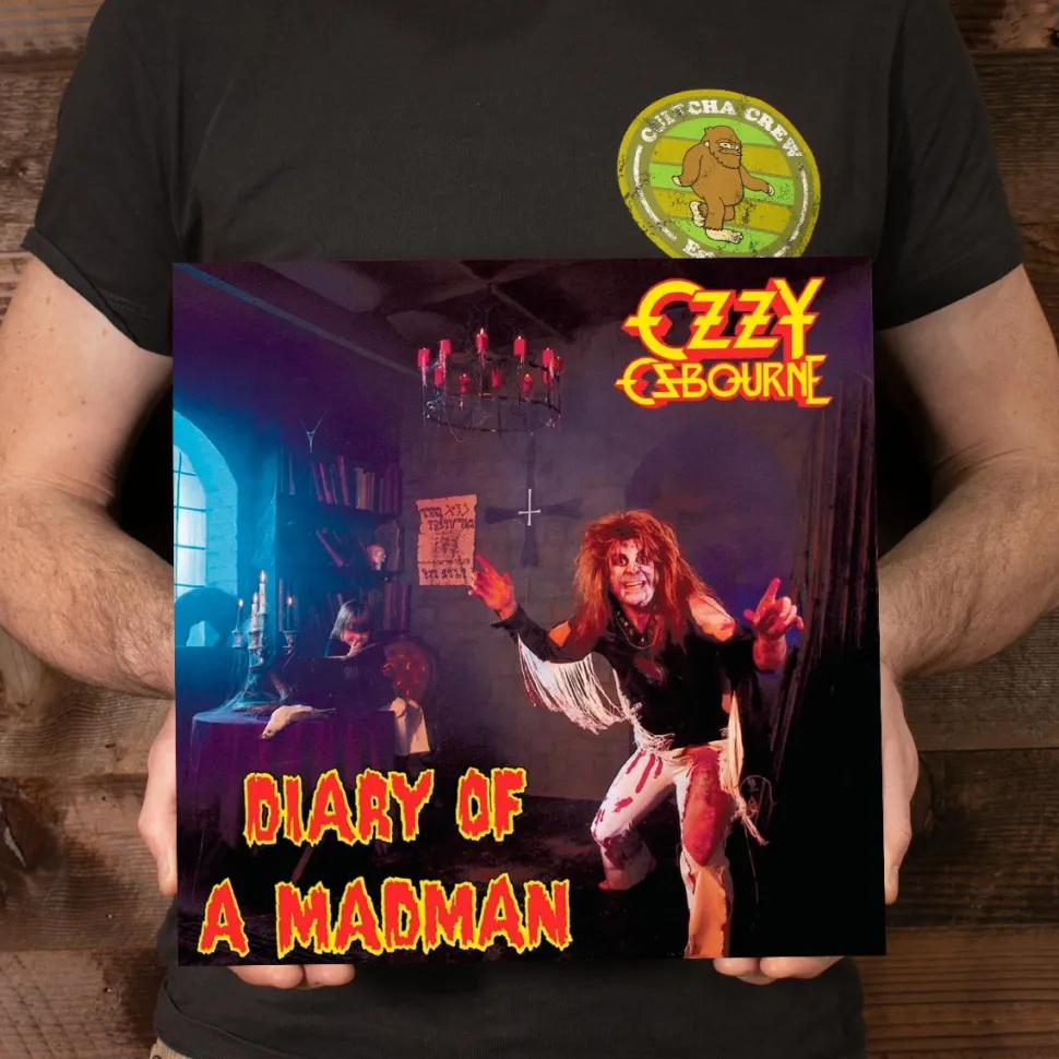 Ozzy Osbourne - Diary Of A Madman LP Vinyl Record (Red & Black Swirl Coloured Vinyl)