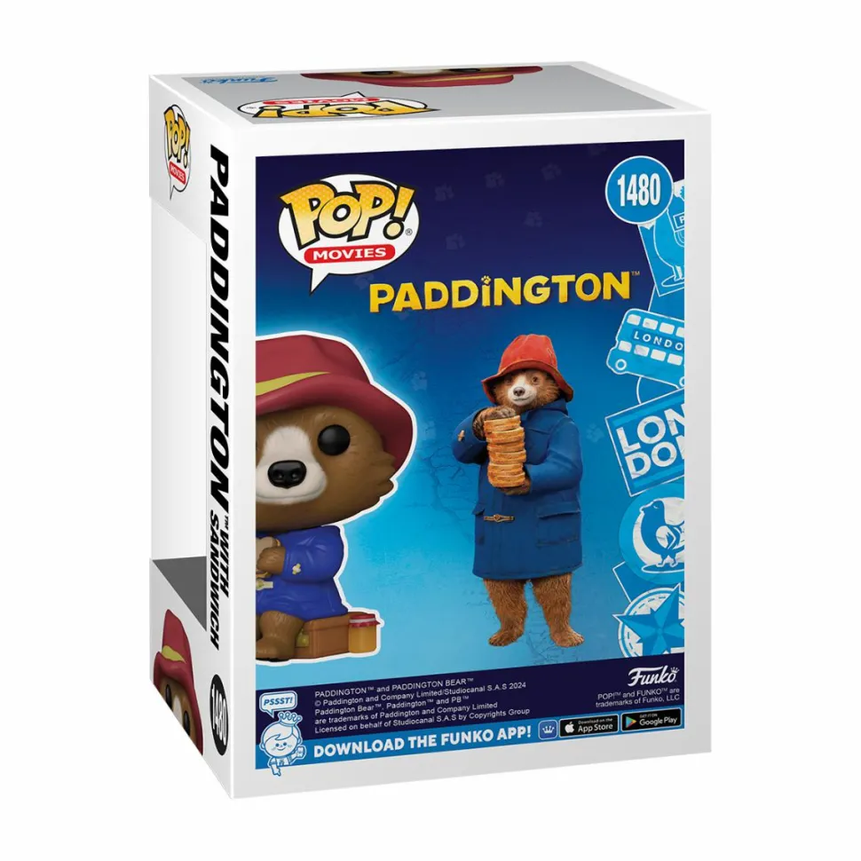 Paddington (2014) - Paddington with Sandwich Pop! Vinyl Figure (2024 Funkon London Convention Exclusive) (Popcultcha Exclusive)